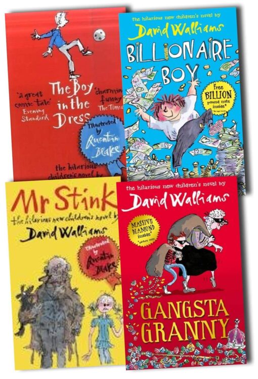 David Walliams 4 Books Collection