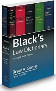 Blacks Law Dictionary 10th Abridged