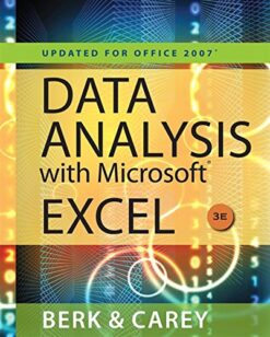 Data Analysis with Microsoft Excel Berk & Carey eBook