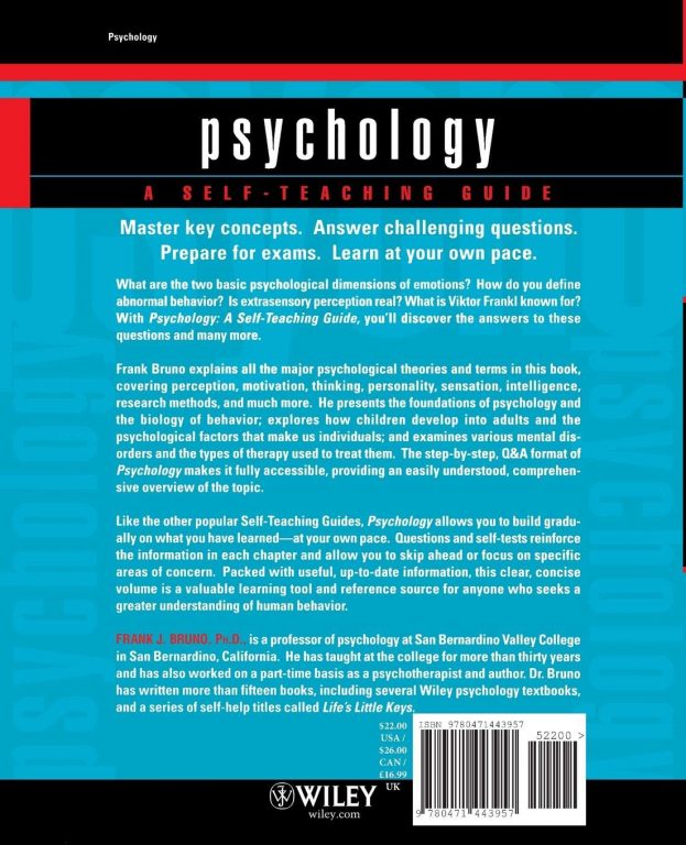 Psychology A Self-Teaching Guide