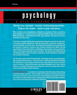 Psychology A Self-Teaching Guide Wiley Self–Teaching Guides