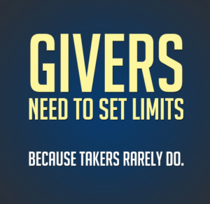 Buy Givers Need To Set Limits