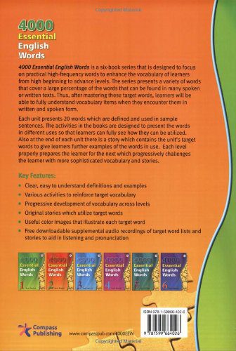 4000 Essential English Words Book 1 With Answer Key Ebook