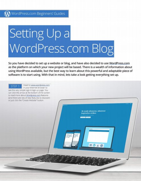 Setting Up a WordPress