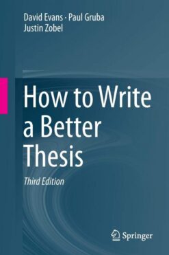 How-to-Write-a-Better-Thesis-Springer-International-Publishing-2014