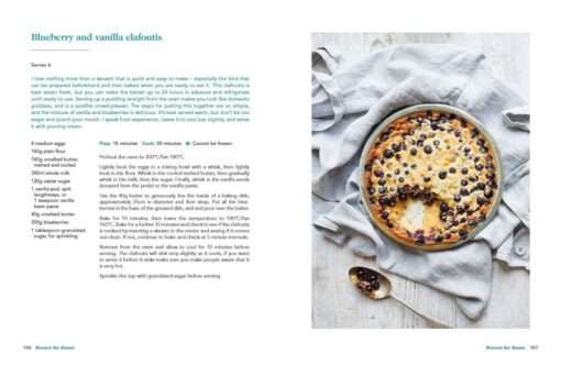 Bluebeery and Vanilla Clafoutis Nadiya’s favourite recipes