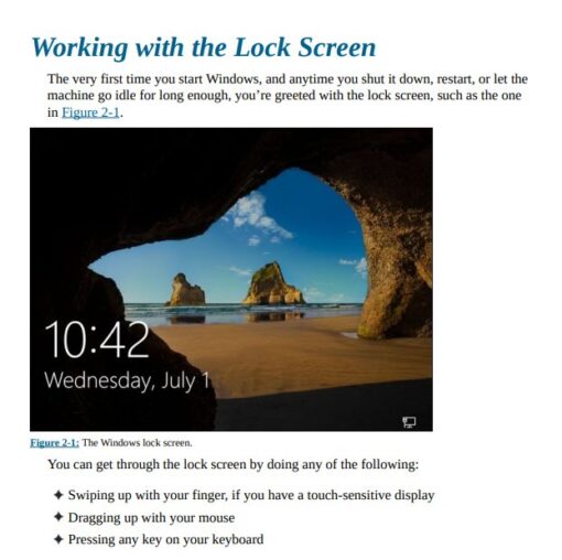 Working with the Lock Screen