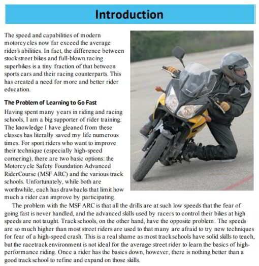 Introduction Total Motorcycle Control eBook