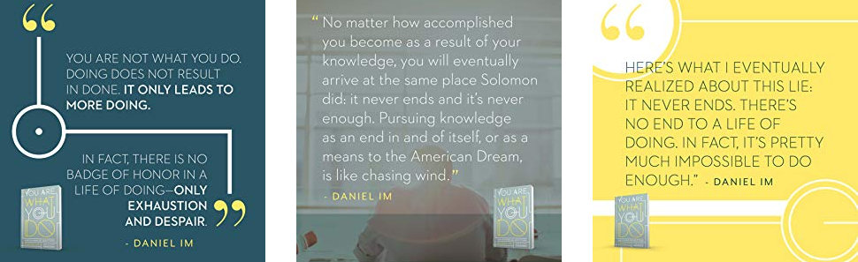You Are What You Do Book