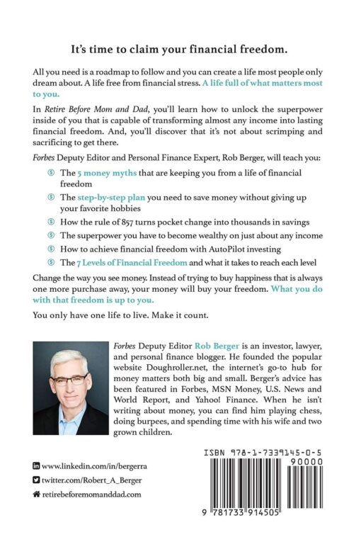 Retire Before Mom and Dad - Rob Berger Book