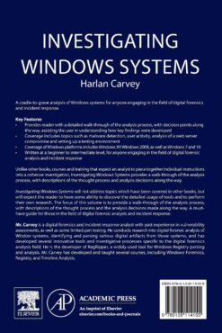 Investigating Windows Systems Book